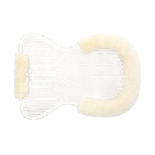 Load image into Gallery viewer, Equinavia Horze Harleigh Gel Pad with Full Lambskin Padding - Off-White 17637