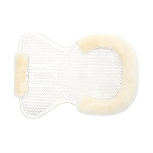 Equinavia Horze Harleigh Gel Pad with Full Lambskin Padding - Off-White 17637