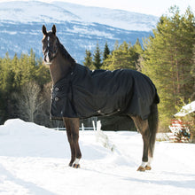 Load image into Gallery viewer, Equinavia Horze Nevada Heavyweight Winter Turnout Blanket 400g - Black 24571