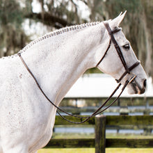 Load image into Gallery viewer, Equinavia Valkyrie Fancy Stitched Hunter Bridle &amp; Reins - Chocolate Brown E10003