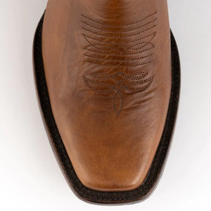 Ferrini Men's Santa Fe Brandy Leather Square Toe Boots 1287155
