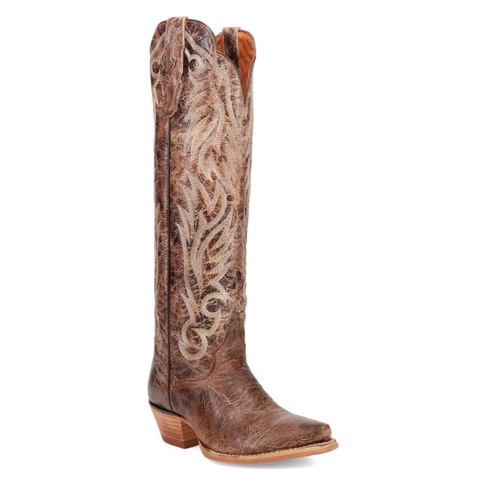 Dan Post Women's Ridge Brown Leather Snip Toe Boot DP7060
