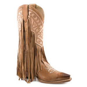 Stetson Brown Women's Sloane Gold Calf Snip Toe 3510