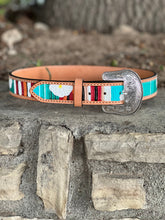 Load image into Gallery viewer, Alamo Saddlery 1.5 Inch Straight Serape Daisy Belt