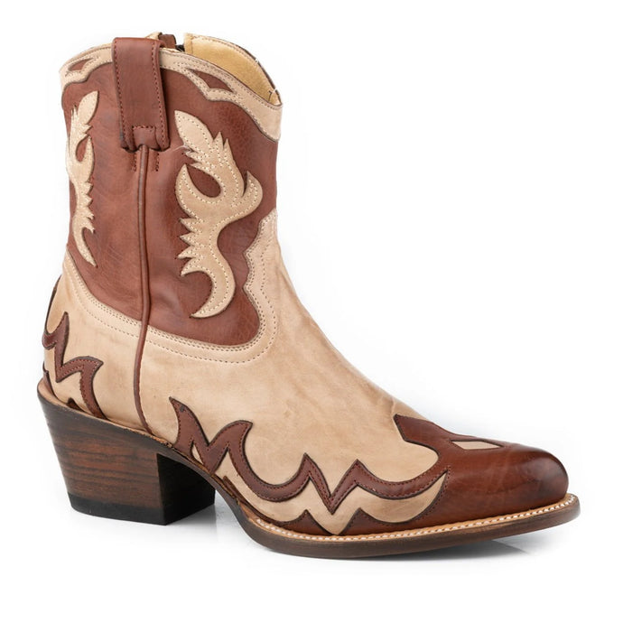 Stetson Brown Women's Sasha Cream Round Toe 0274