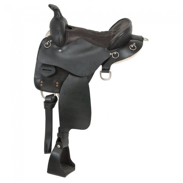 King Series Trekker Endurance Saddle With Horn KS7521 – BlackJack