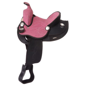 King Series Youth Synthetic Round Skirt Competition Saddle KS321