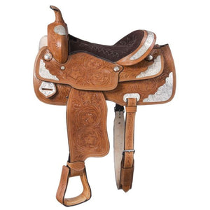King Series Mccoy Trail Saddle With Silver KS2644