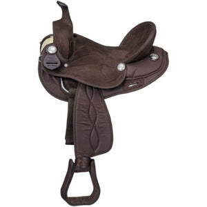 King Series Wide Synthetic Round Skirt Competition Saddle KS324W