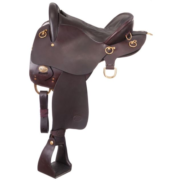 King Series Trekker Endurance Saddle Without Horn KS7520 BlackJack Horse Saddles
