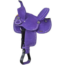 Load image into Gallery viewer, King Series Youth Stratford Suede Barrel Saddle KS9310