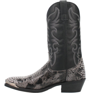 Laredo Men's Monty Snake Print Round Toe Boot 68067