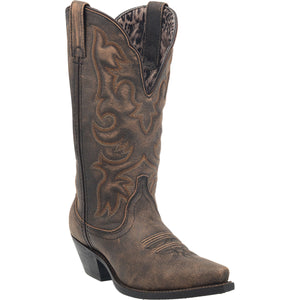 Laredo Women's Access Wide Calf Goat Leather Snip Toe Boot 51079