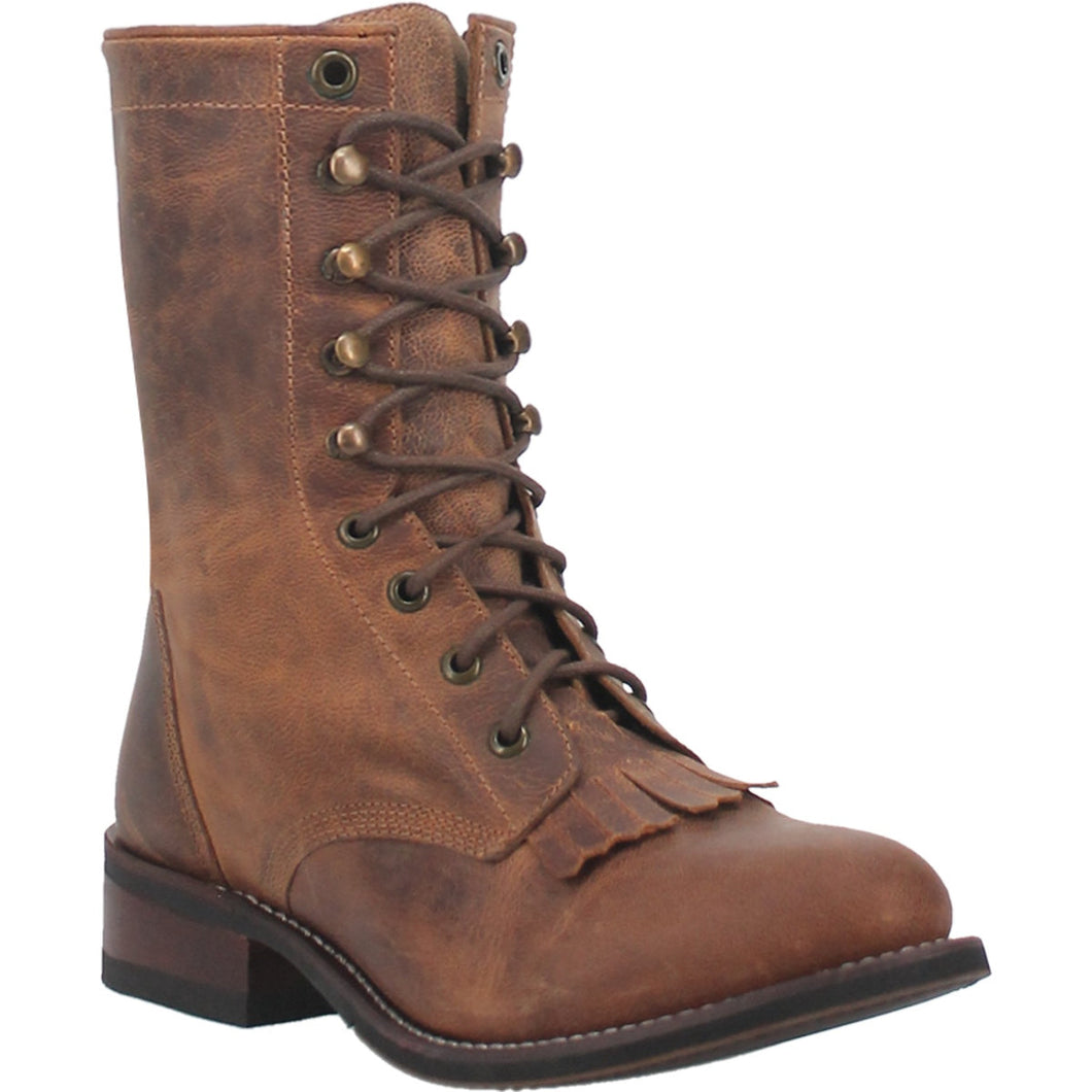 Laredo Women's Sara Rose Leather Round Toe Boot 52062