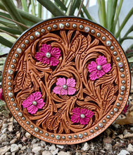 Load image into Gallery viewer, Alamo Saddlery 8 Inch Rhinestone Cowgirl Canteen Handbag