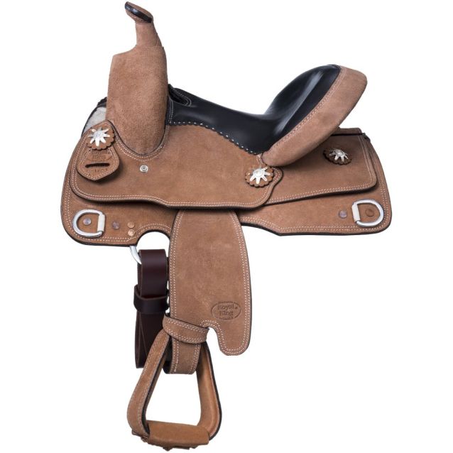 Royal King Youth Roughout Training Saddle RK1891