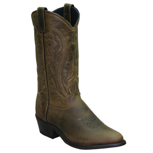 Sage Men's 12” Dakota Leather Round Toe Boots 3051