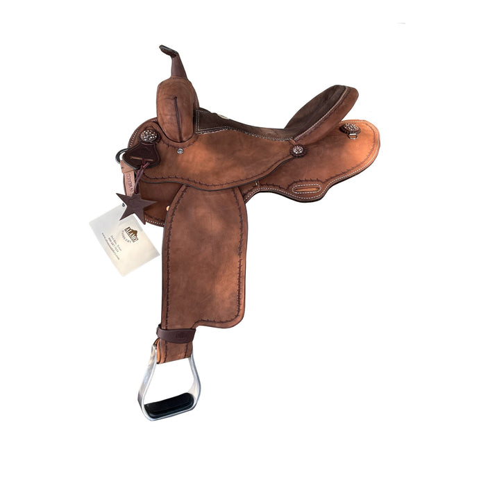 Alamo Saddlery 14 and 15 Inch  Alamo Air Barrel Saddle