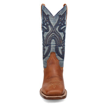 Load image into Gallery viewer, Shoes - Dan Post Women&#39;s Ellie Leather Tan/Denim Square Toe Boot DP5254