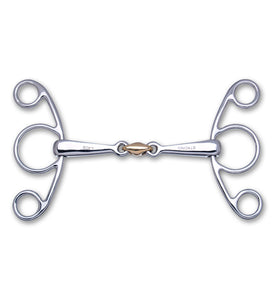 Snaffle Bit - Stubben Steeltec 2 In 1 Butterfly Bit 22935