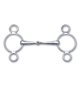 Snaffle Bit - Stubben Steeltec 2 In 1 Gag Bit 22835