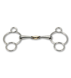 Snaffle Bit - Stubben Steeltec 3-ring Gag Bit 22805