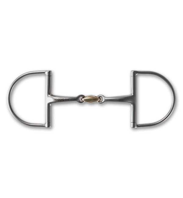 Snaffle Bit - Stubben Steeltec D-ring Bit 22505