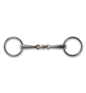 Snaffle Bit - Stubben Steeltec Loose Ring Snaffle Bit 22205