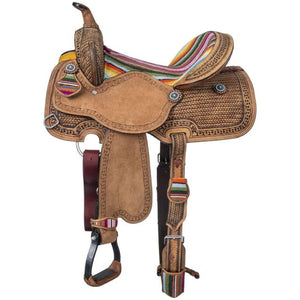 Silver Royal Serape Barrel Saddle SR1614