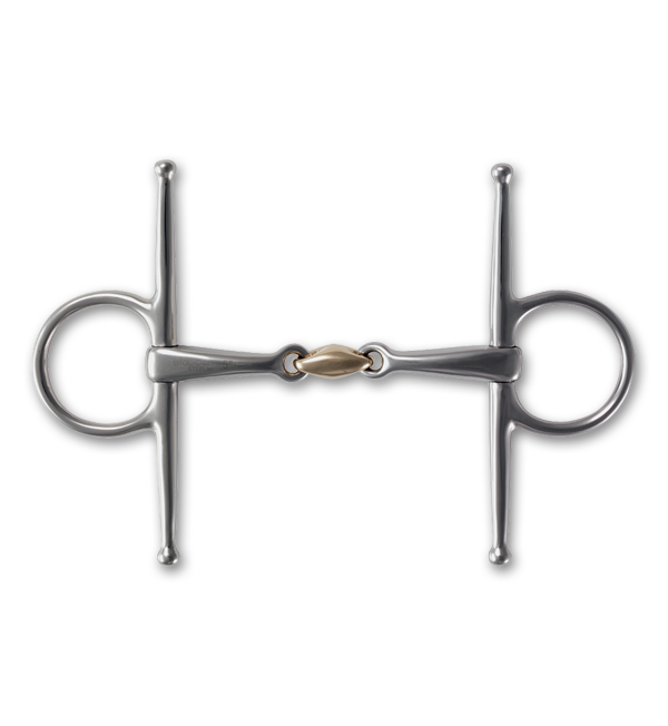 Stubben Steeltec Full Cheek Snaffle Bit 22705