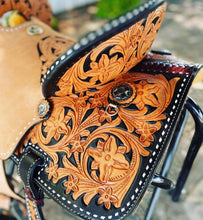 Load image into Gallery viewer, Alamo Saddlery 16 Inch Sunrise Barrel Saddle