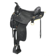Load image into Gallery viewer, King Series Trekker Tooled Endurance Saddle With Horn KS7721