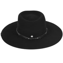 Load image into Gallery viewer, Baily Chancy Black Wool Hat W21RDC