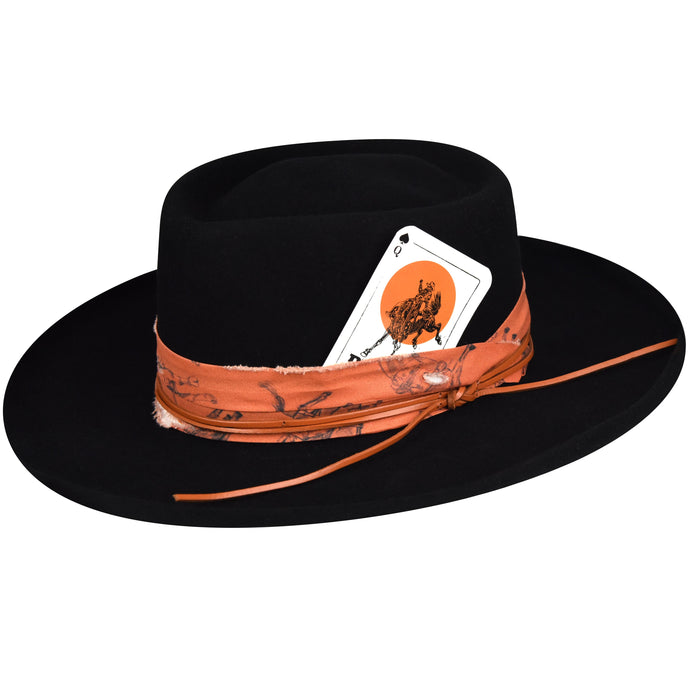 Baily Renegade Calamity J. Black Wool Hat W23RDA