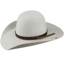 Load image into Gallery viewer, Baily Marana 2X Open Crown White Flock Wool Hat W24RDA