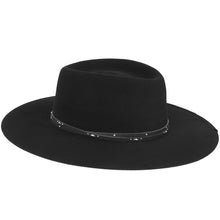 Load image into Gallery viewer, Baily Chancy Black Wool Hat W21RDC