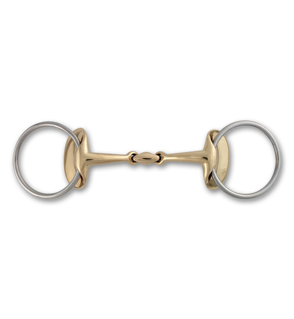 Wings - Stubben Steeltec Golden Wings Snaffle Bit 22625