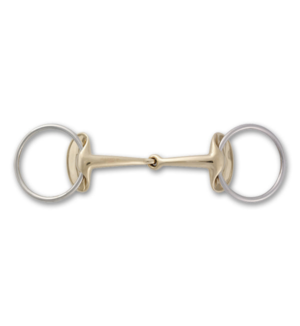 Wings - Stubben Steeltec Golden Wings Snaffle Bit 22645