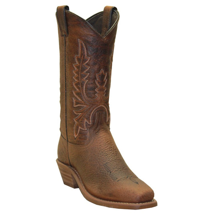 Abilene Ladies 11” Genuine Tan Bison Western Boot 9076
