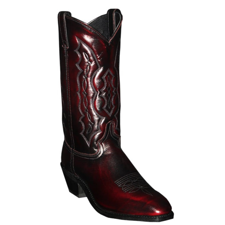 Abilene Men's 12″ Black Cherry Cowhide Boot 6469