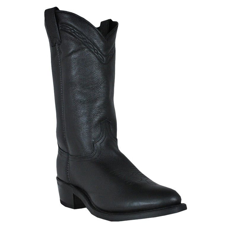Mens black western work boots on sale