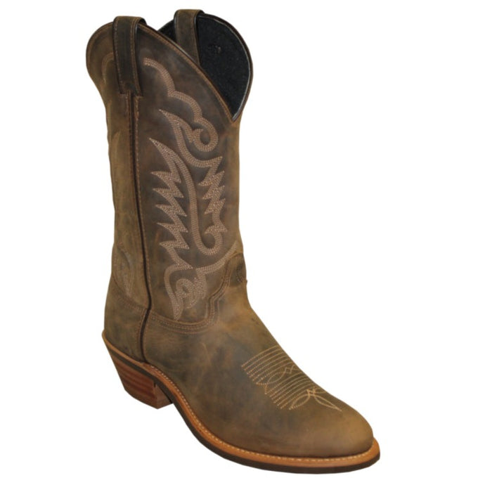 Abilene Men's 12” Distressed Brown Cowhide Boot 6412