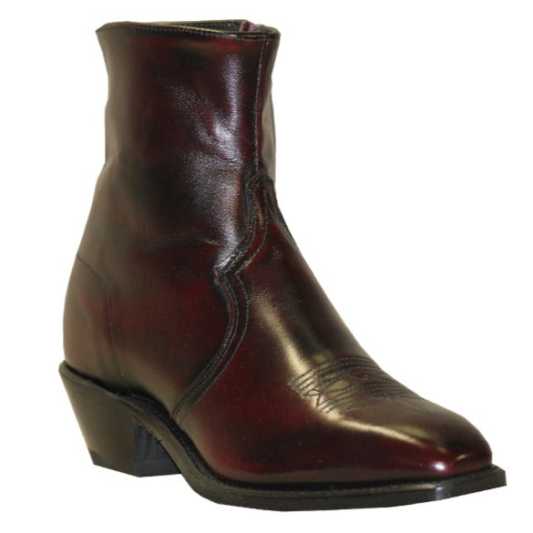 Abilene western shop wingtip zipper boots