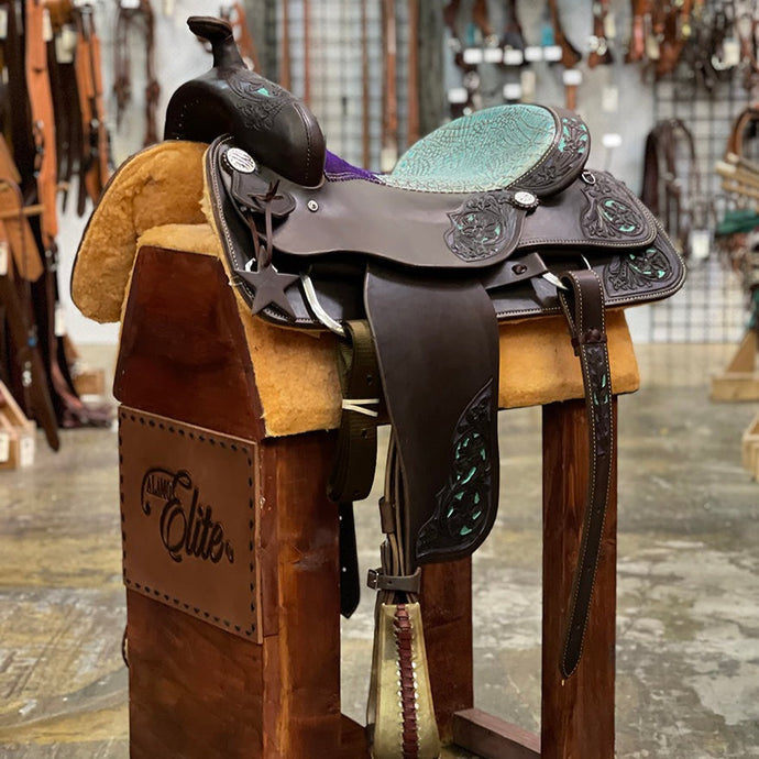 ALAMO Saddlery Pleasure Saddle Chocolate Leather