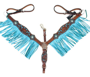 Collars - Turquoise Inlay Barrel