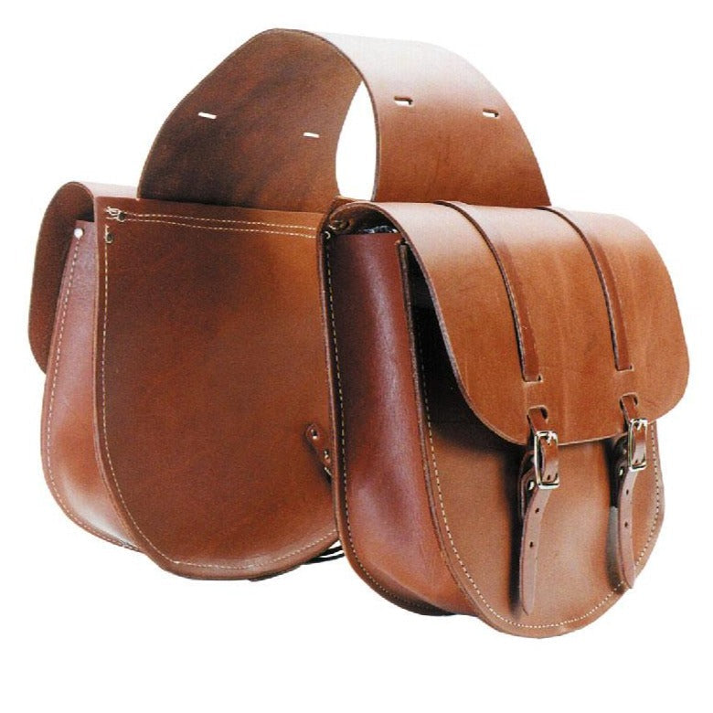 Brown Horse Leather Saddle Bag