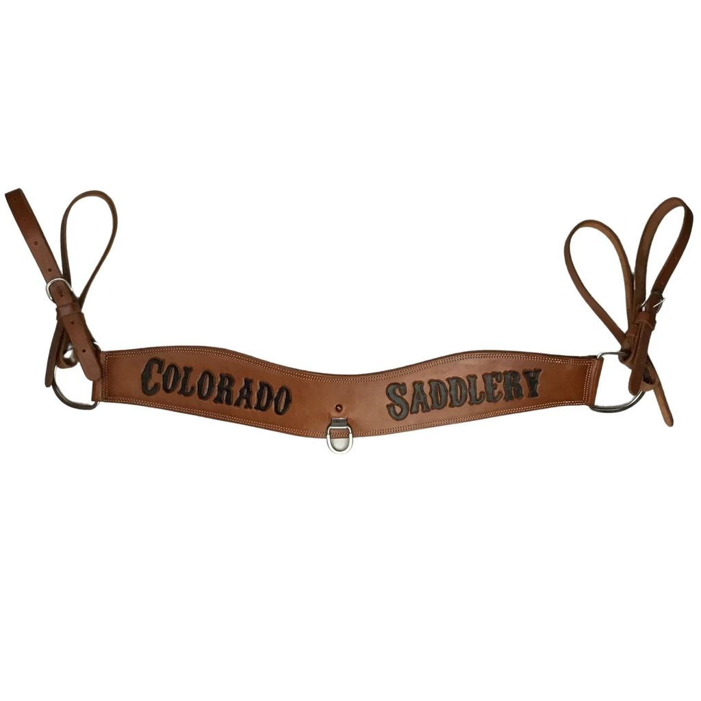 Colorado Saddlery Tripping Breast Collar W/ Lettering 7-73D