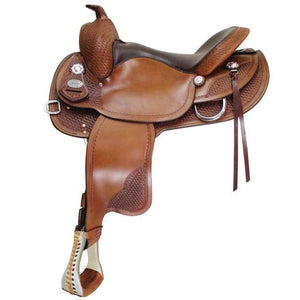 Crates Saddles - Fabtron Classic Reining Saddle Round Skirt 2222