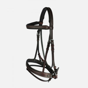 Equinavia Horze Venice Soft Padded Bridle w/ Reins - Black 10045