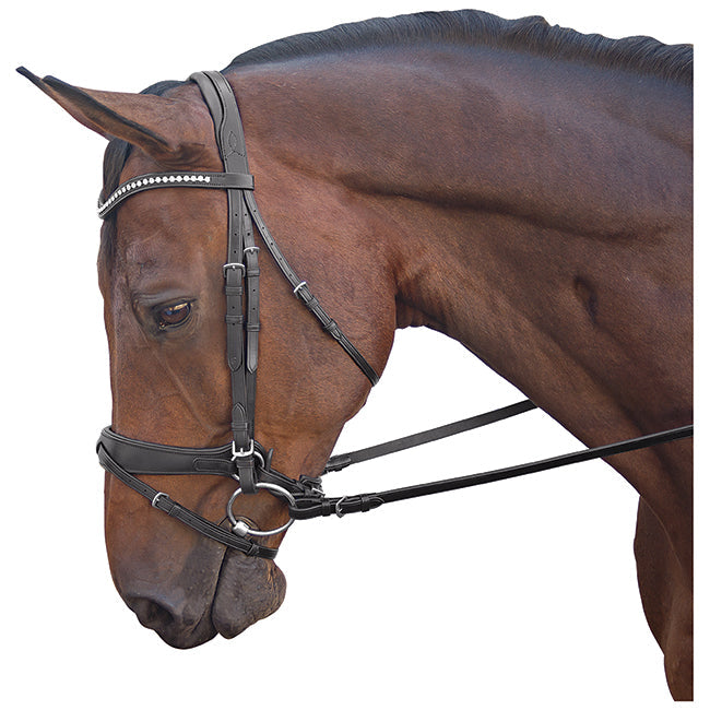 M. Toulouse COMFORT CAVESSON Dressage Bridle